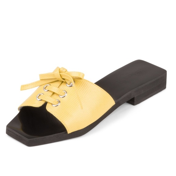 Marley Square toe leather sandals - Picture 1 of 5
